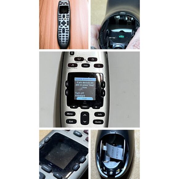 Logitech Harmony 650 infrared Universal Remote Control Movie, Music, Tv Pics Vid - Picture 1 of 14